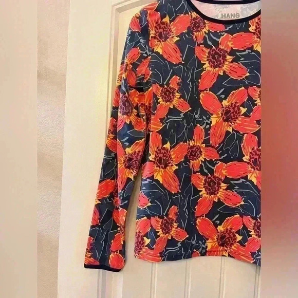 Hang Ten Womens Long Sleeve Rashguard with UPF 50+ Size Large - Picture 4 of 11